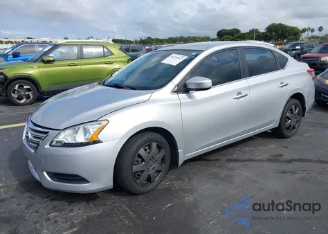 2015 Nissan Sentra S z USA, uszkodzony, nr VIN 3N1AB7AP9FY312600